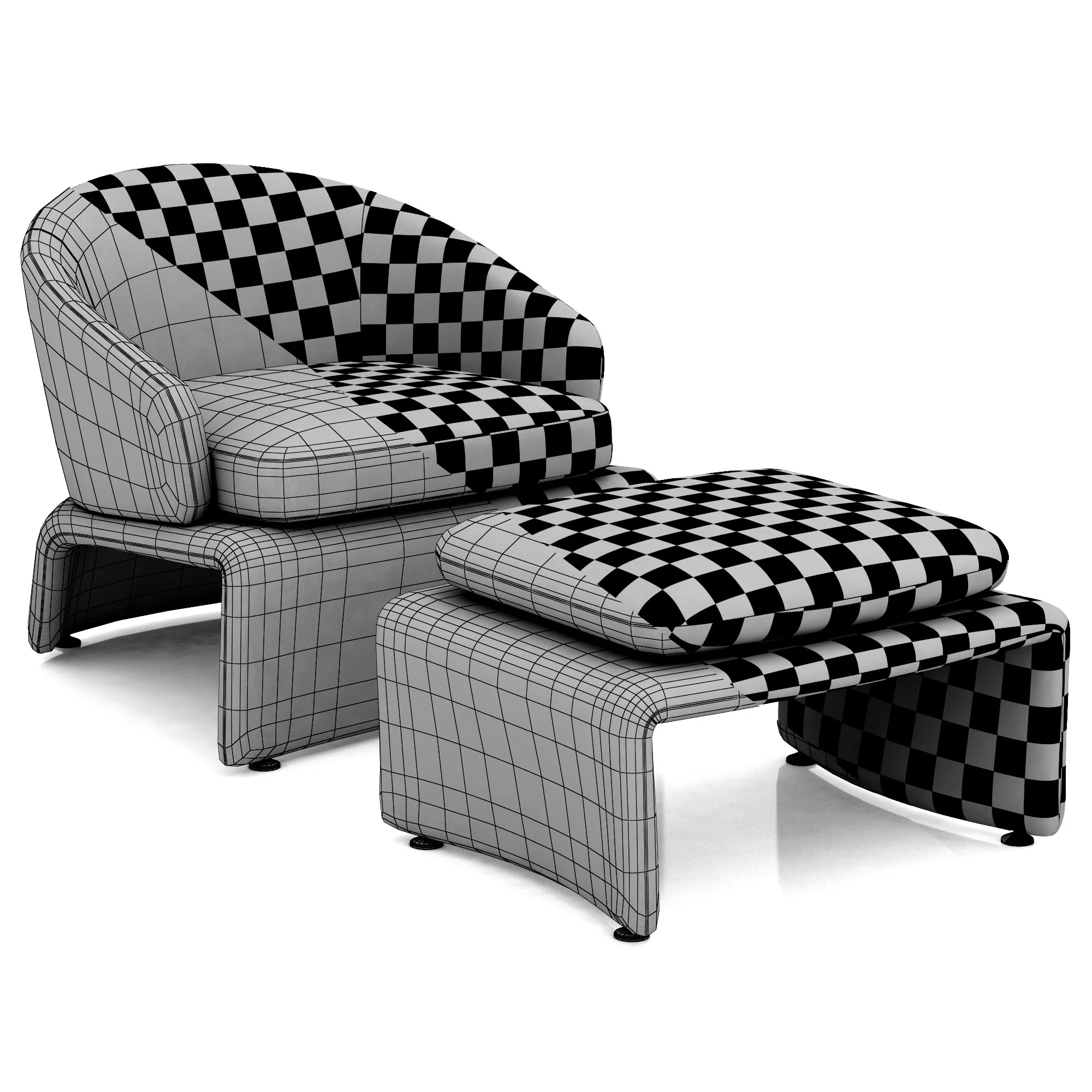 Minotti Halley — 3D model preview 18