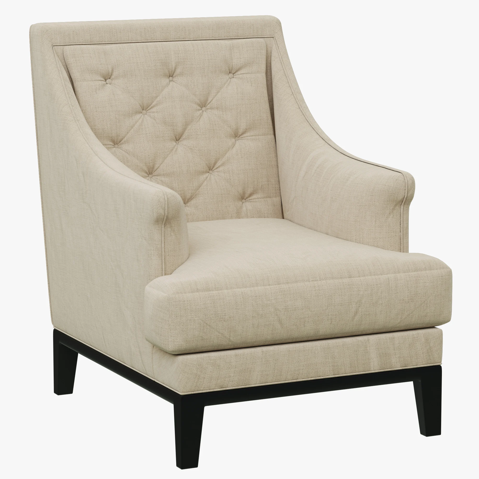 Roche Bobois EPOQ Armchair — 3D model preview 1