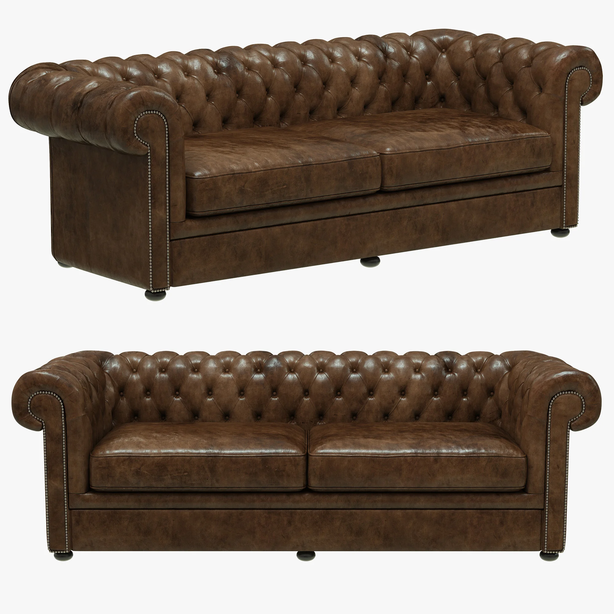 Eichholtz Club Sofa Gymnasium — 3D model preview 2
