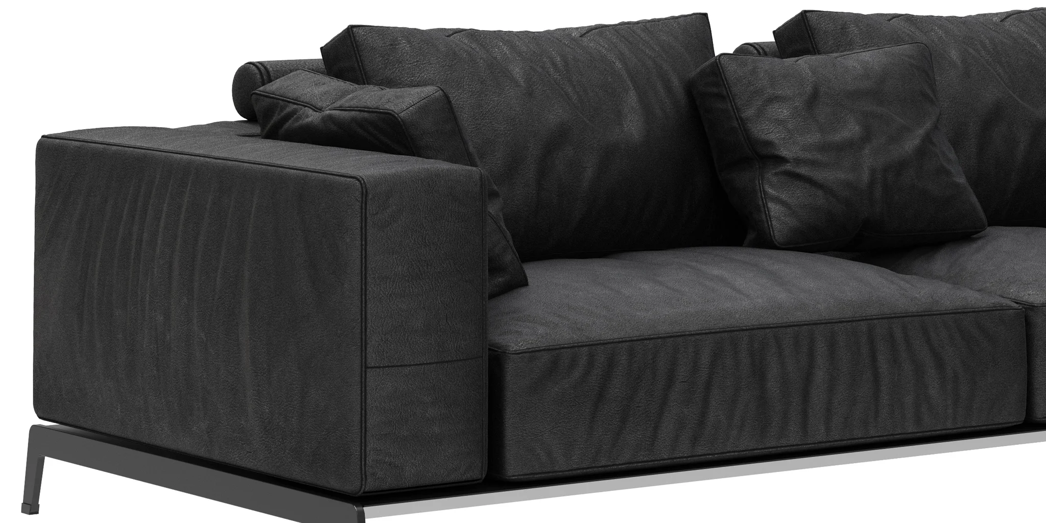 Flexform Ettore Sofa — 3D model preview 5