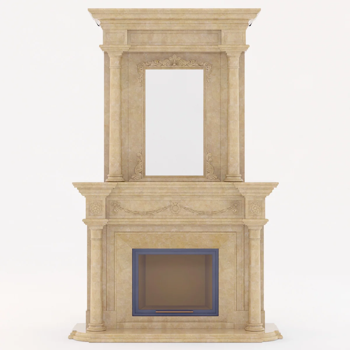 Marble Fireplace3