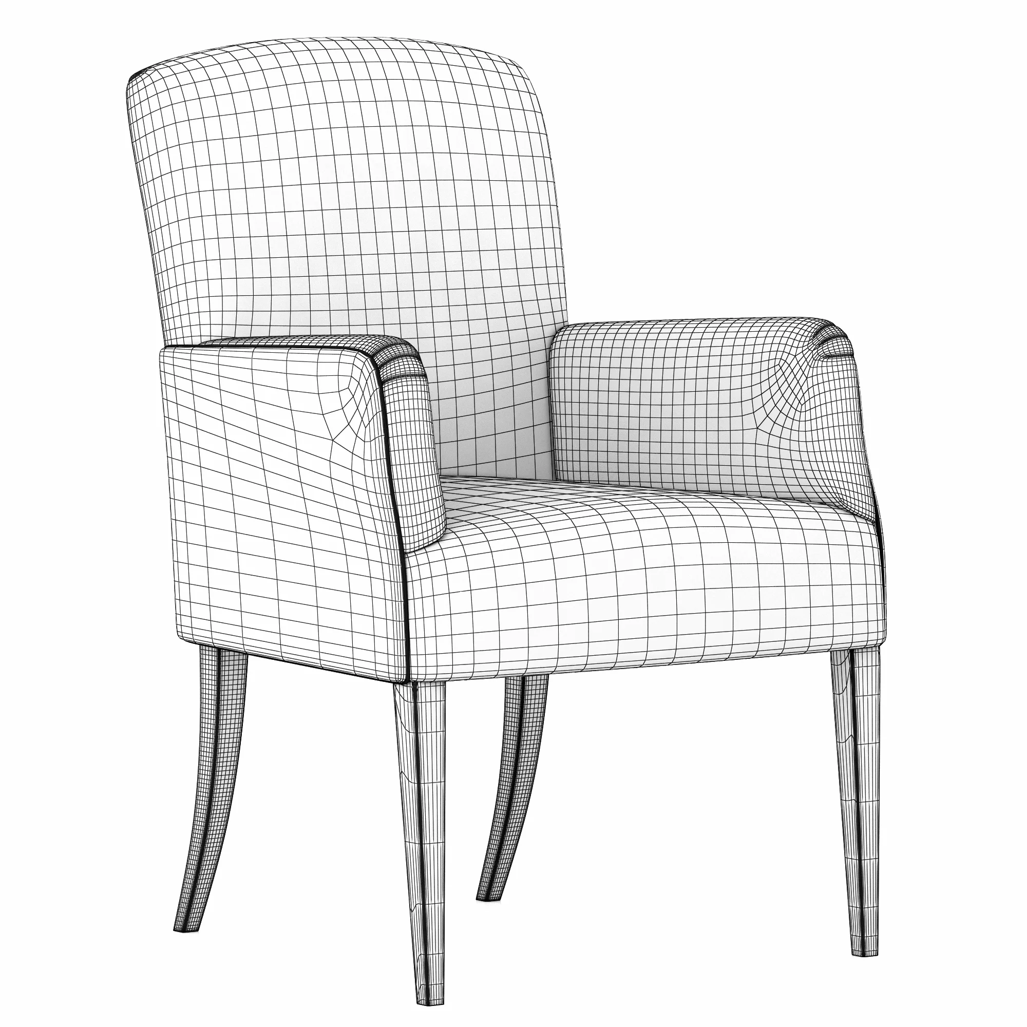Dantone Home Bordo Chair — 3D model preview 8
