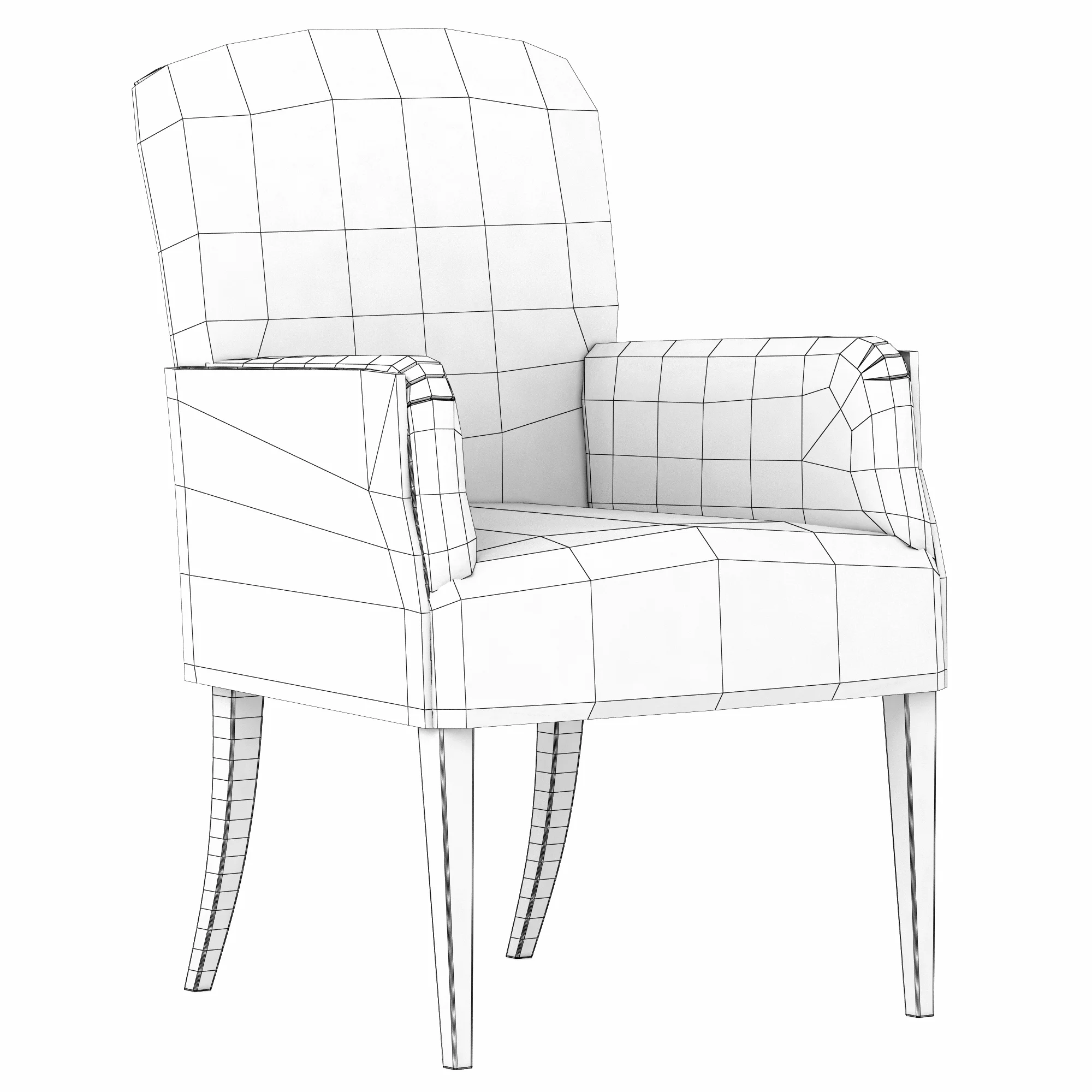 Dantone Home Bordo Chair — 3D model preview 9