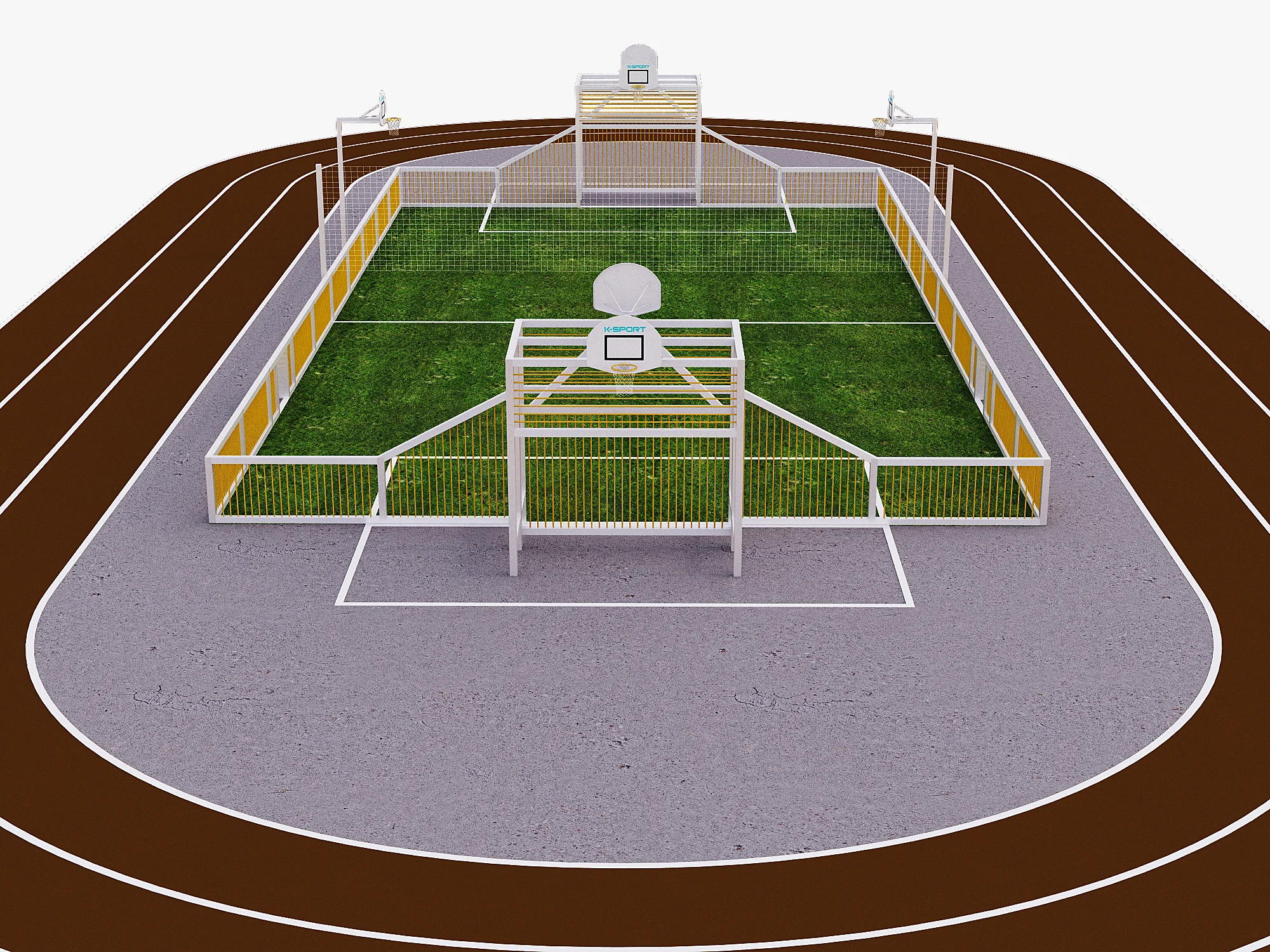 Multisports Stadium — 3D model preview 4