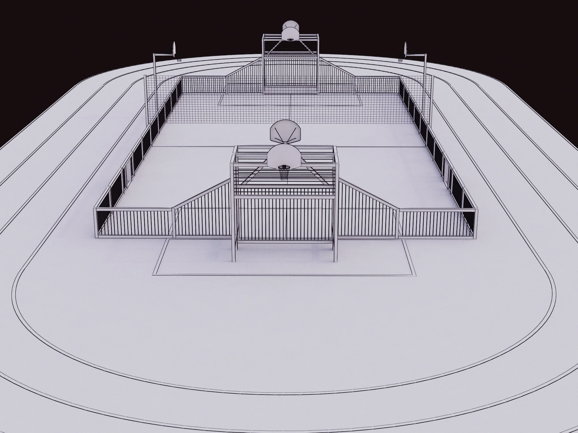 Multisports Stadium — 3D model preview 5