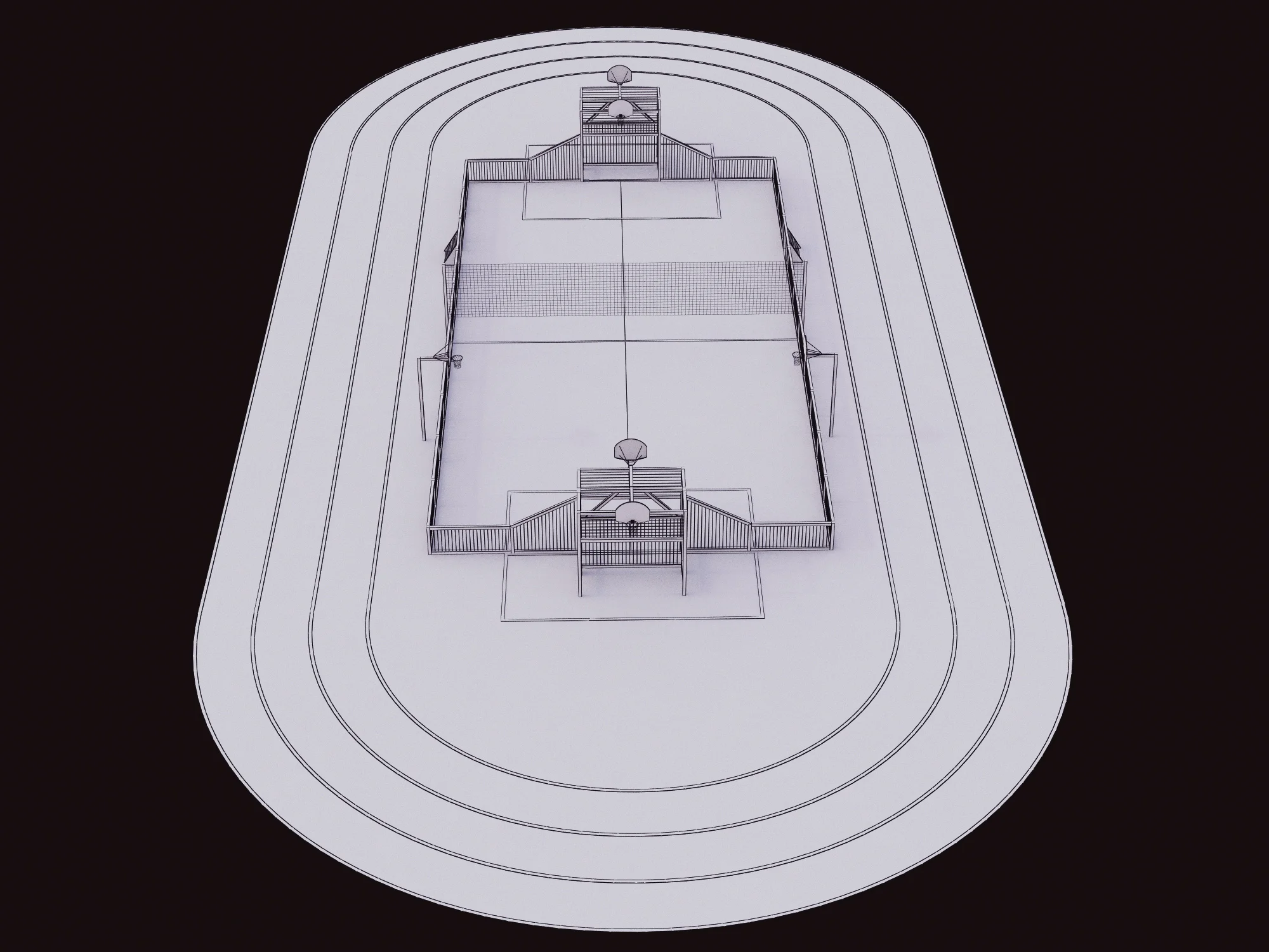 Multisports Stadium — 3D model preview 7
