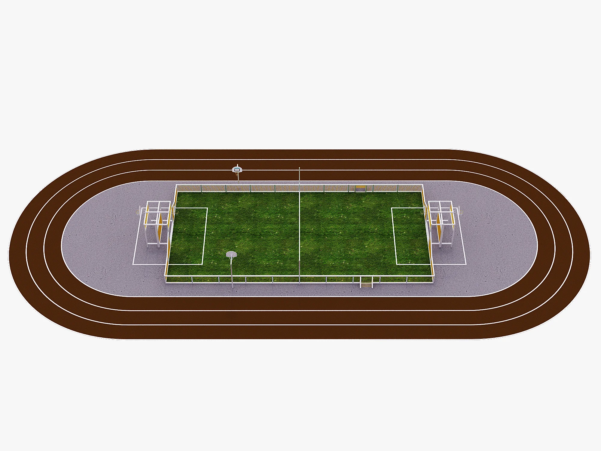 Multisports Stadium — 3D model preview 8