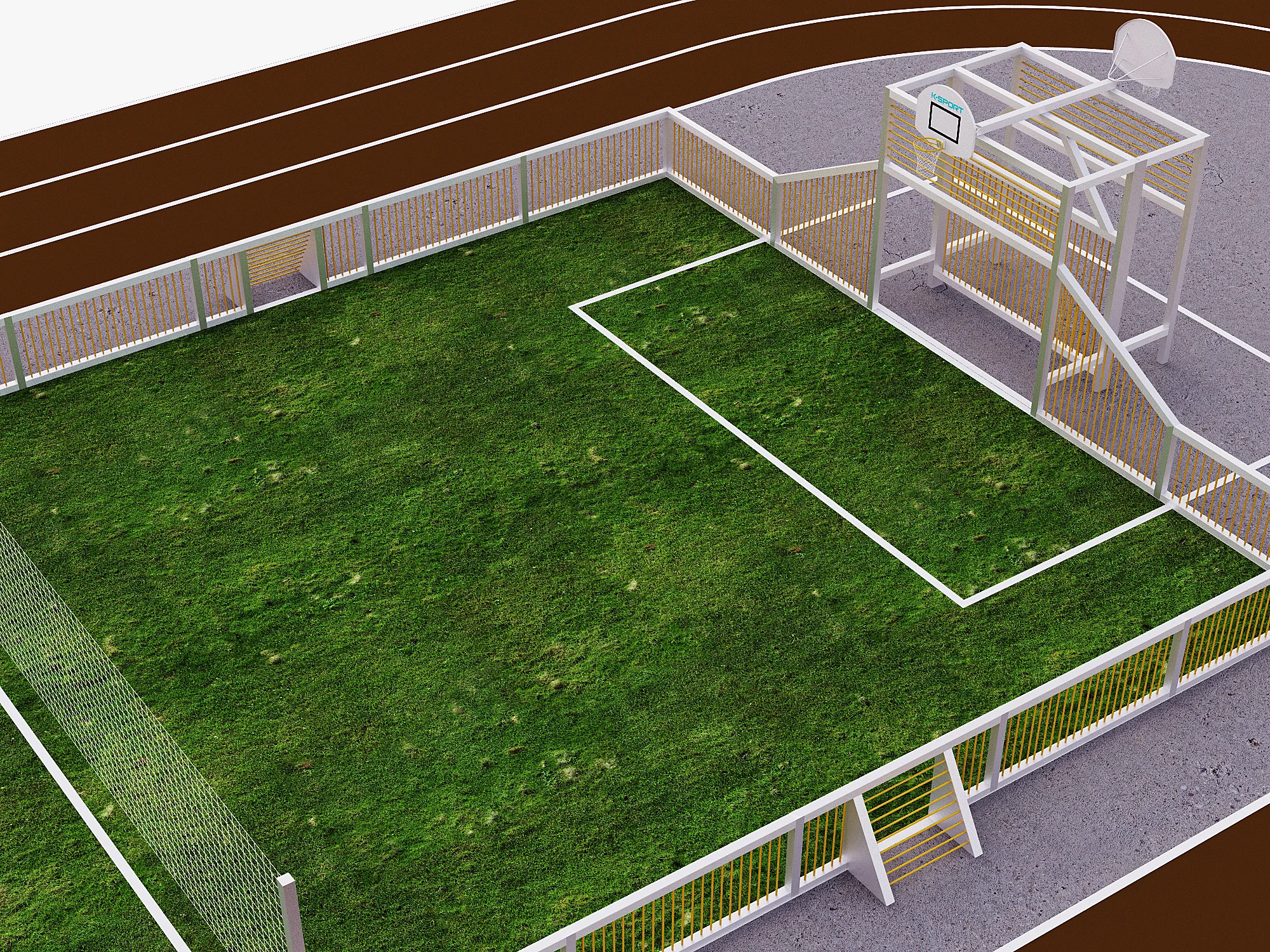 Multisports Stadium — 3D model preview 12