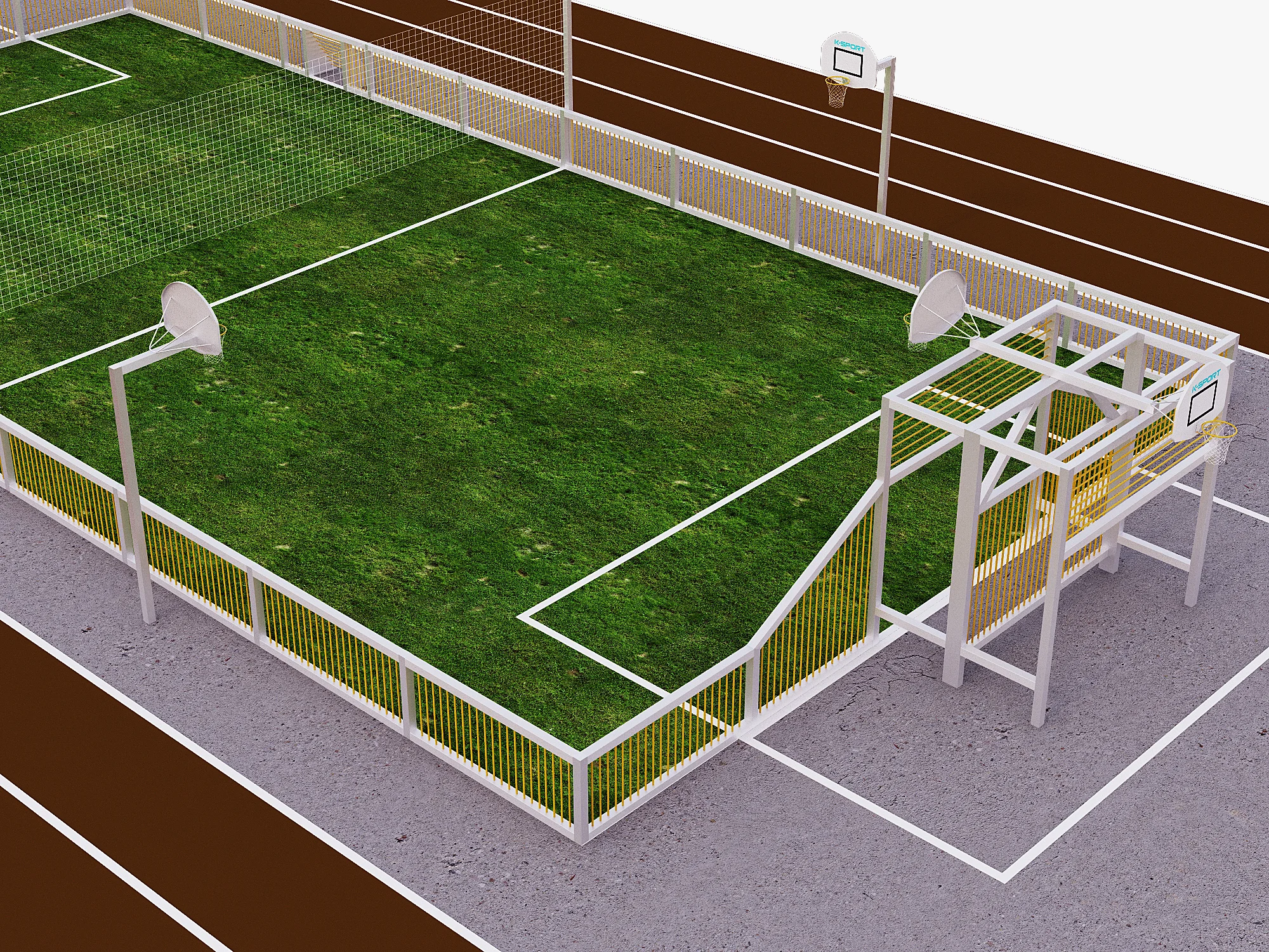 Multisports Stadium — 3D model preview 14