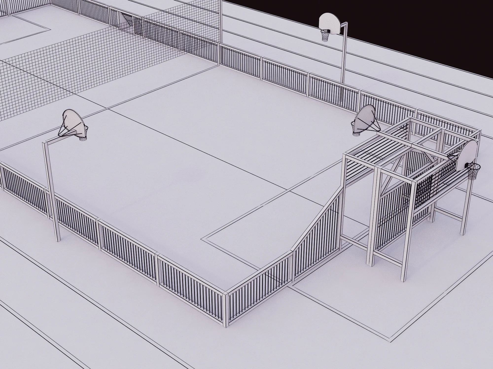 Multisports Stadium — 3D model preview 15