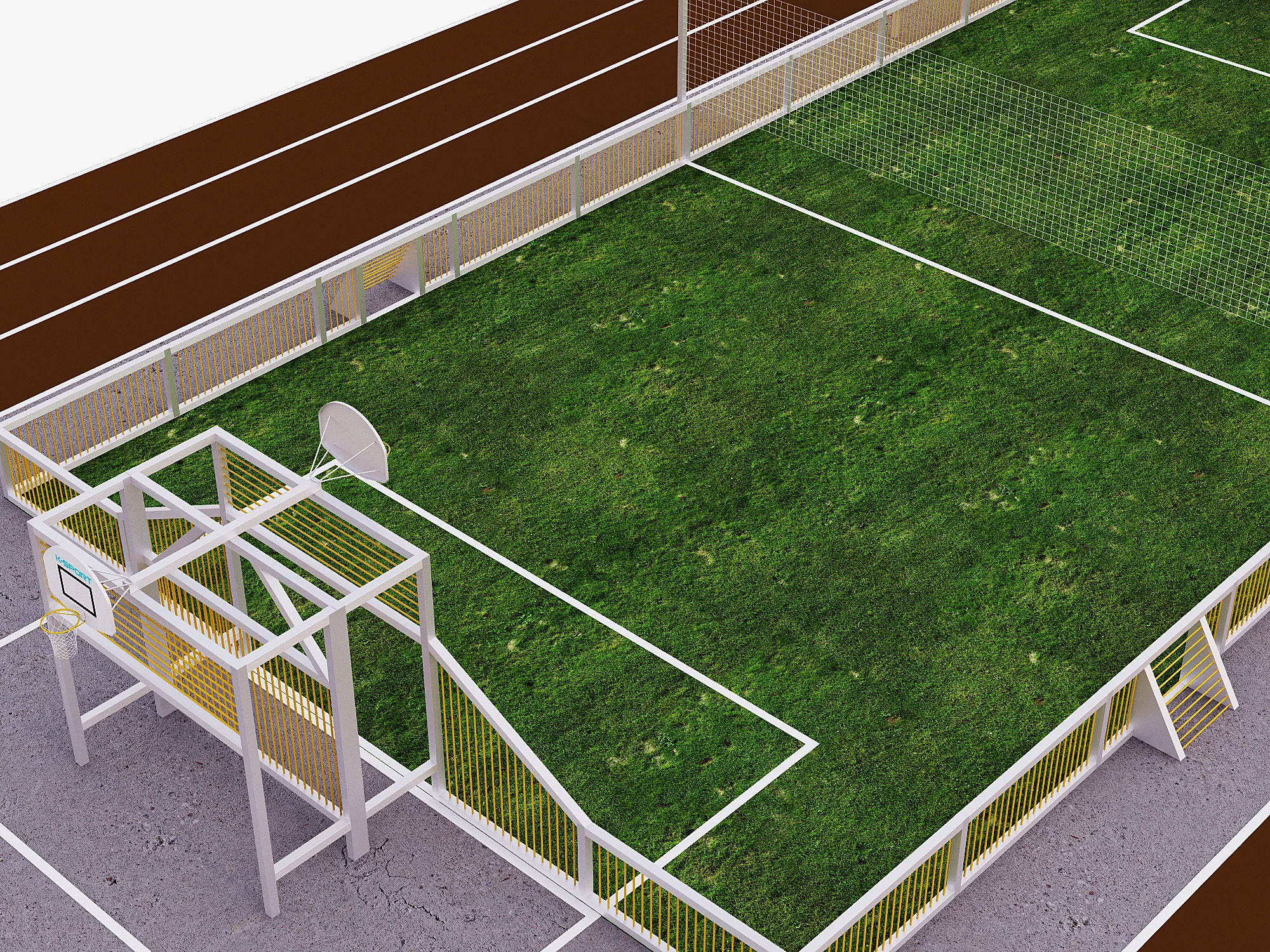 Multisports Stadium — 3D model preview 16