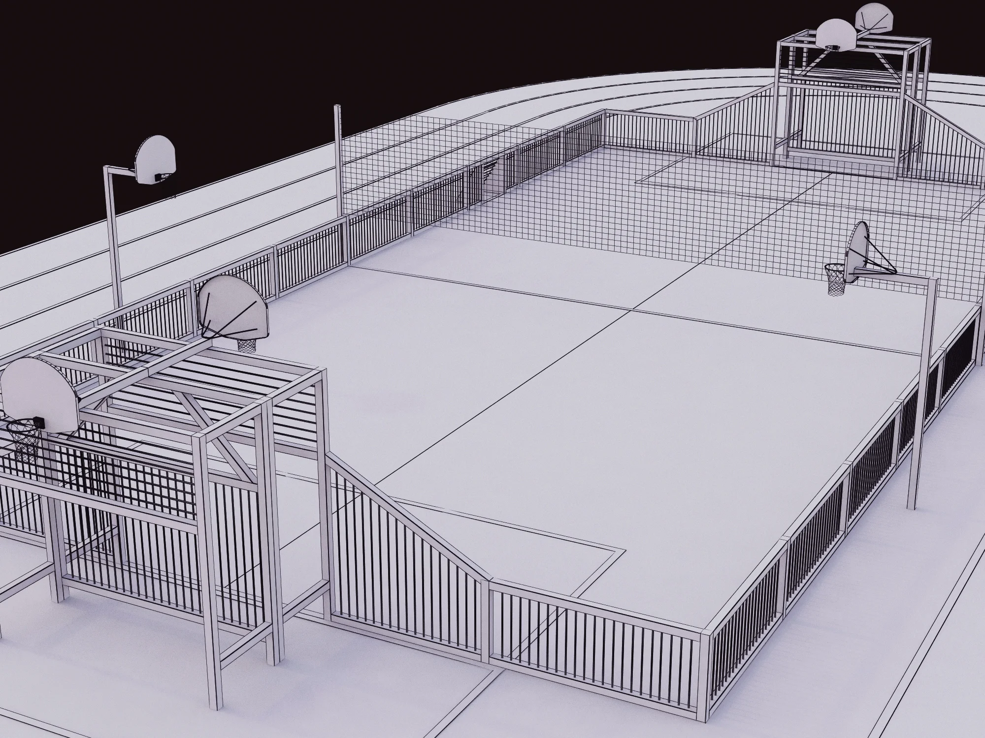 Multisports Stadium — 3D model preview 19