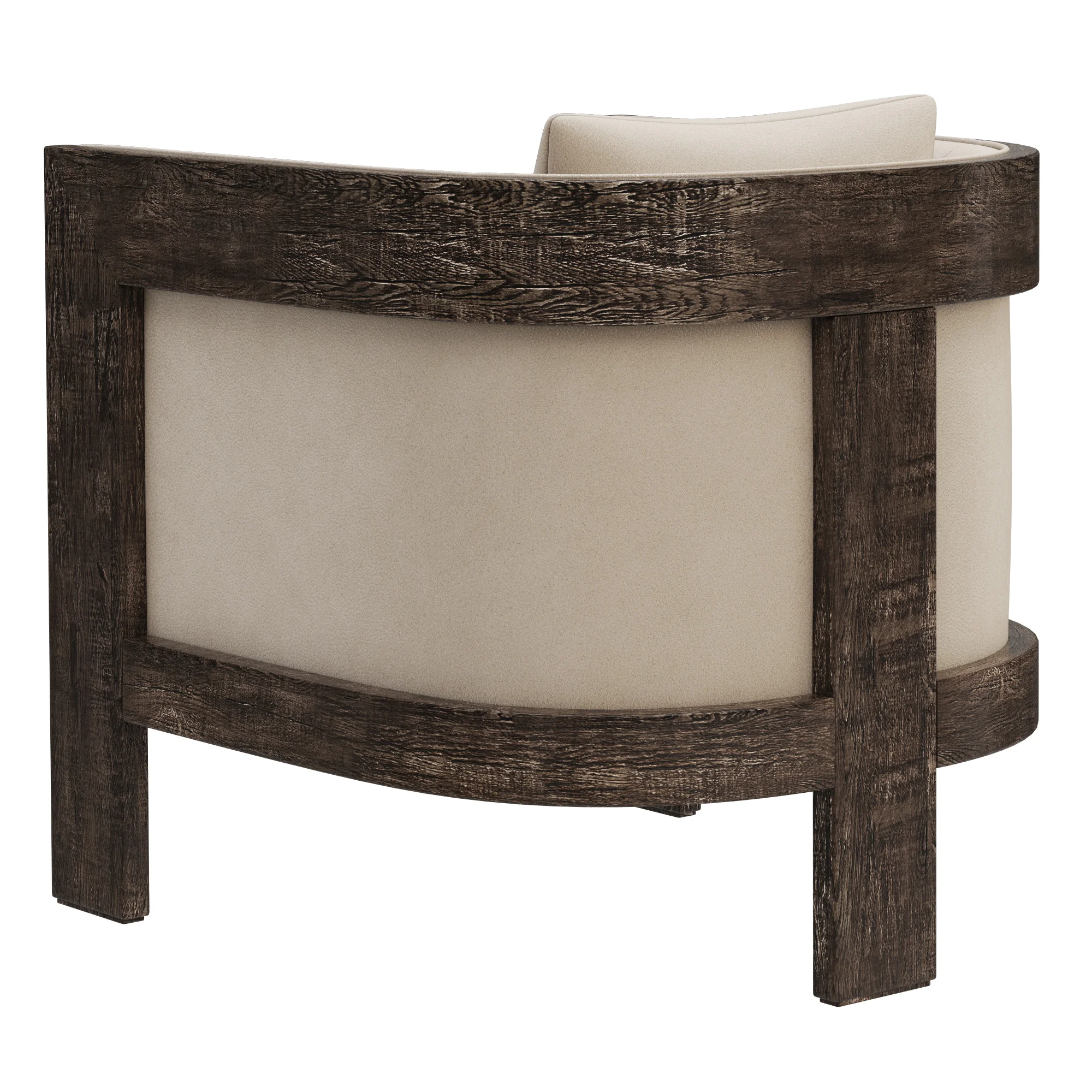 Restoration Hardware Whitby Leather Chair — 3D model preview 4