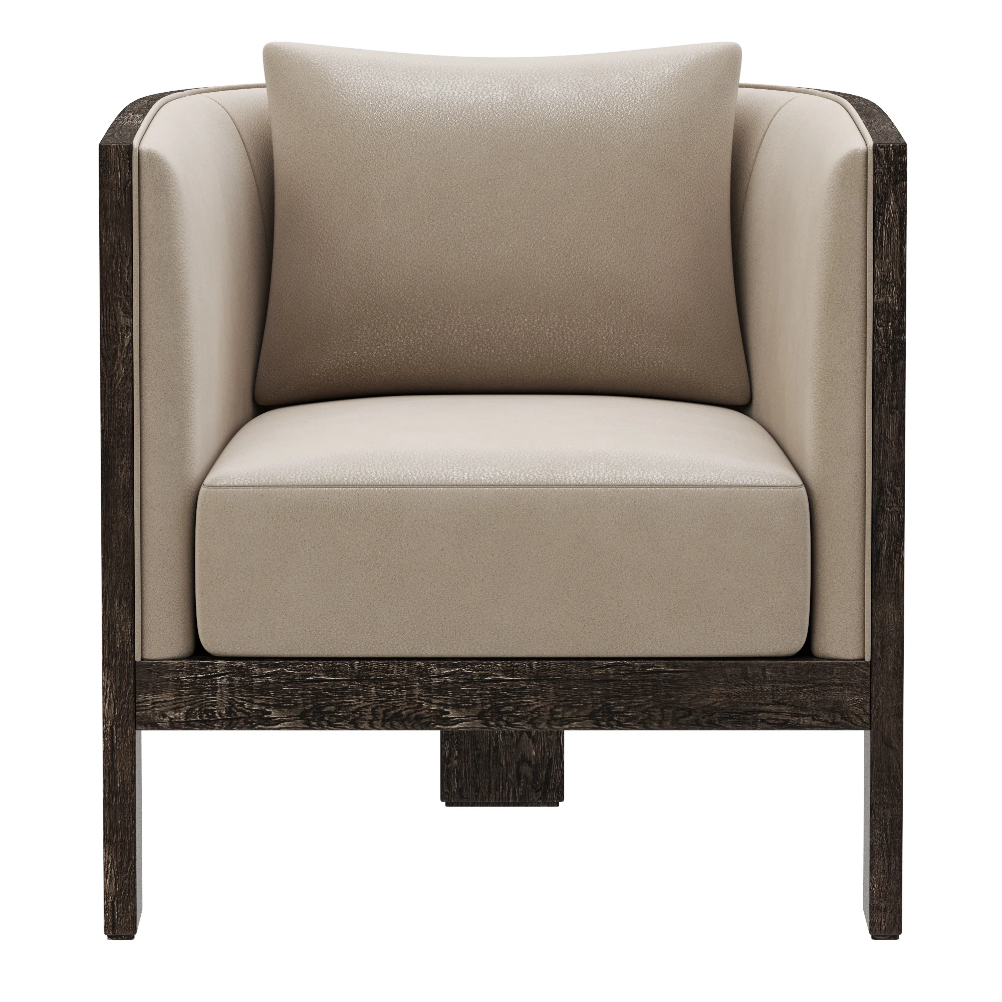 Restoration Hardware Whitby Leather Chair — 3D model preview 6