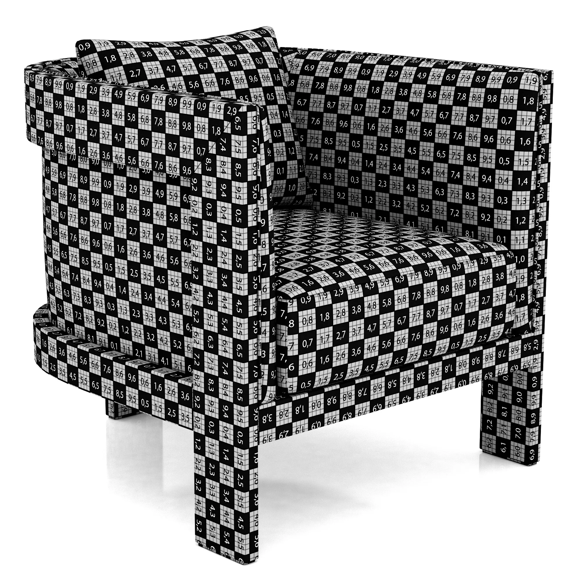 Restoration Hardware Whitby Leather Chair — 3D model preview 9