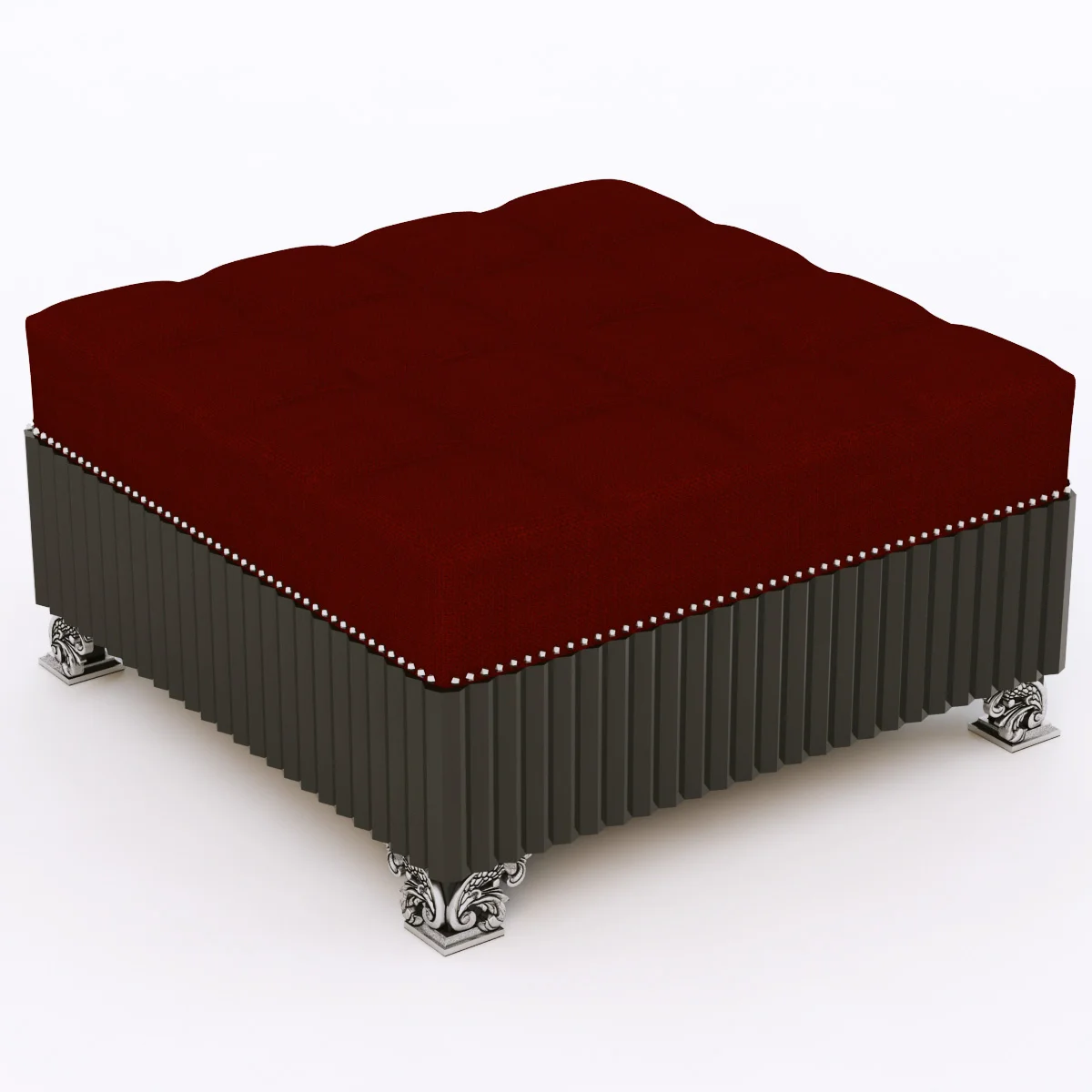 Francesko Molon S501 Ottoman DIAGONAL — 3D model preview 2