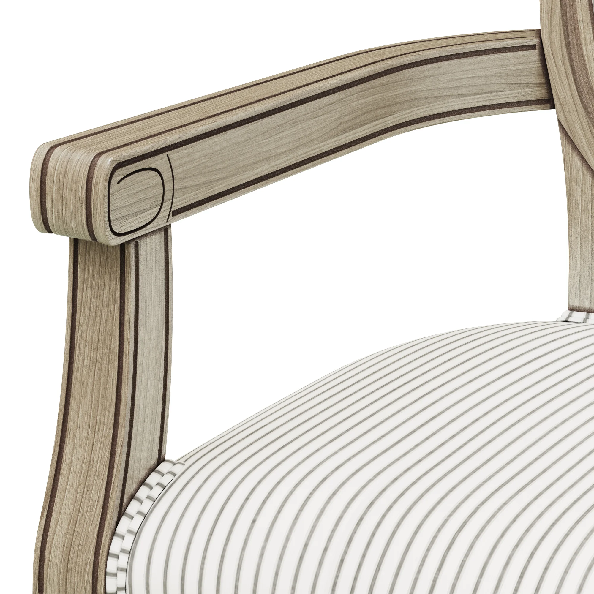 Loft Concept French Chairs Provence Strip ArmChair — 3D model preview 4