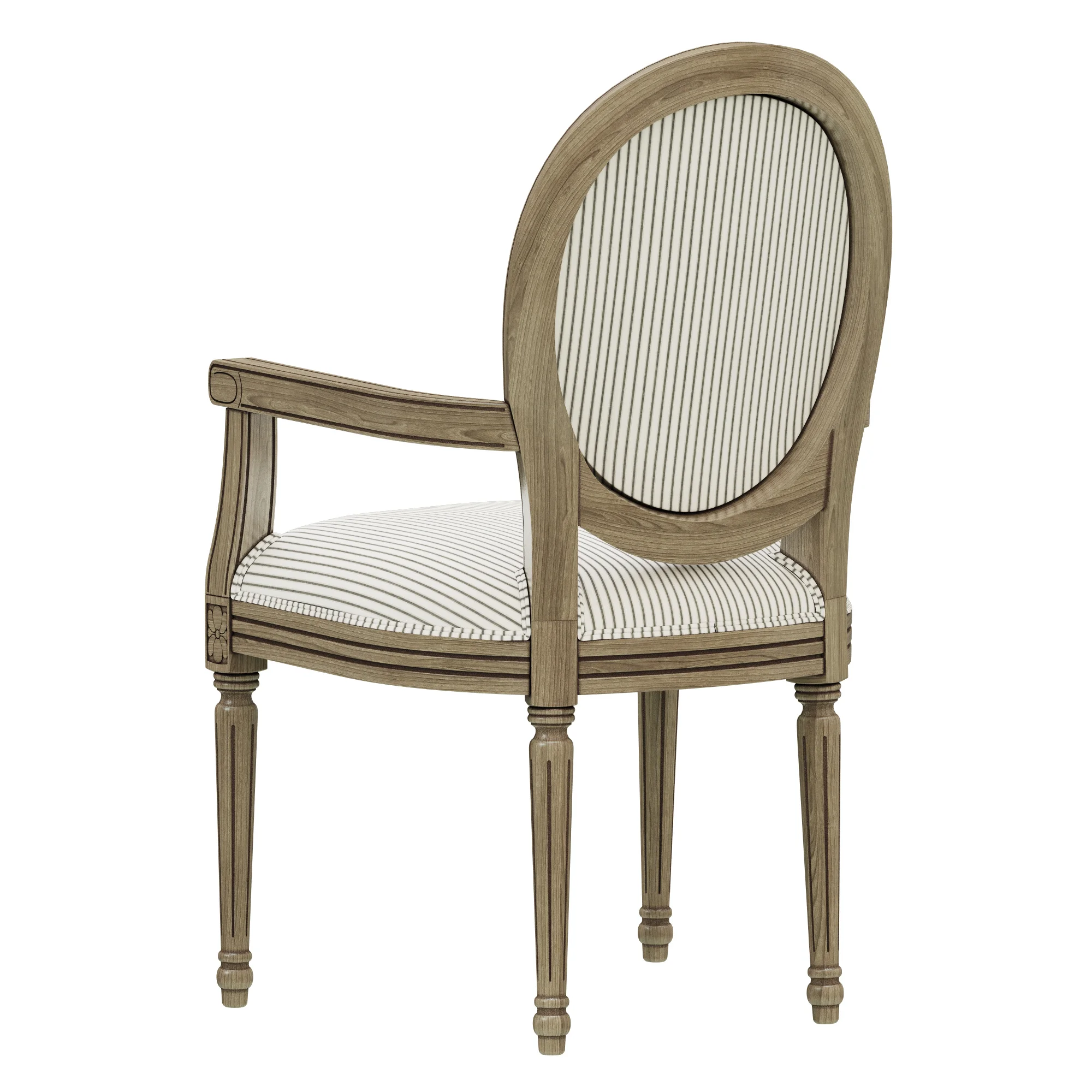 Loft Concept French Chairs Provence Strip ArmChair — 3D model preview 5