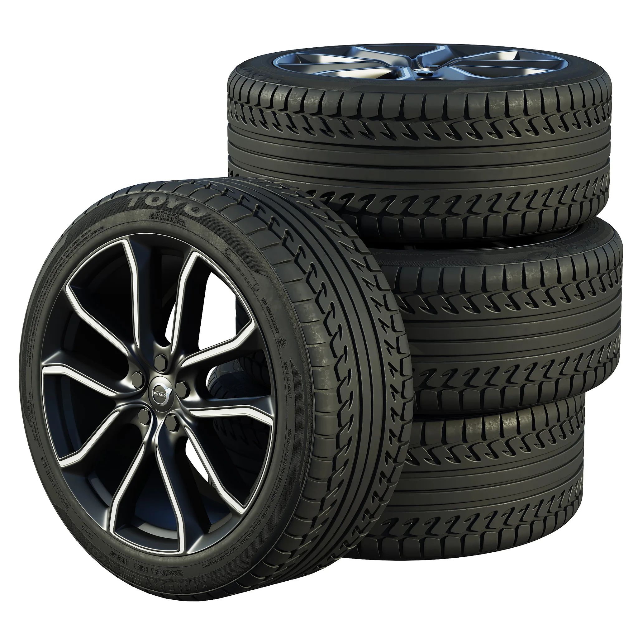 Volvo Tires — 3D model preview 1