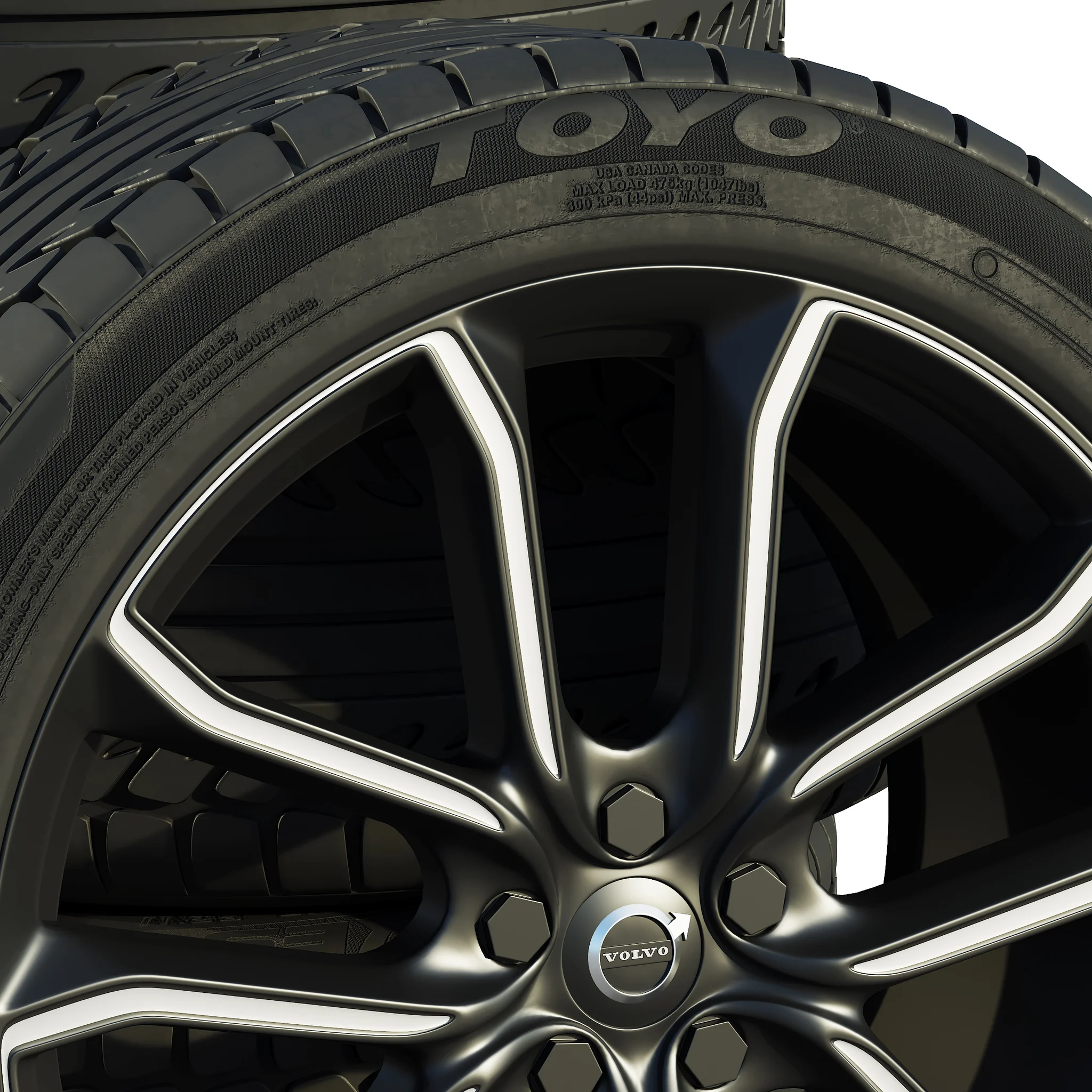 Volvo Tires — 3D model preview 3