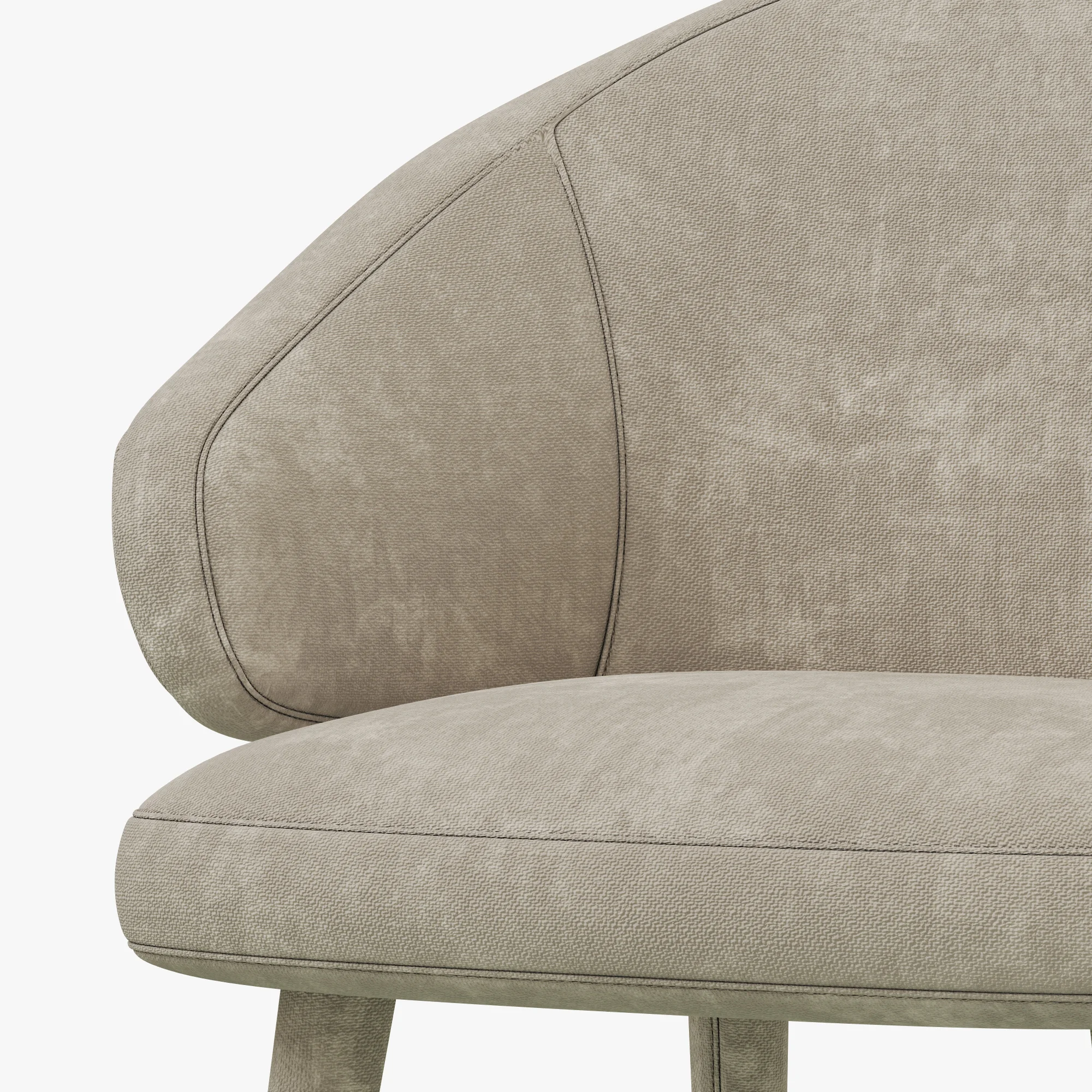 Eichholtz Dining Chair Cardinale — 3D model preview 6