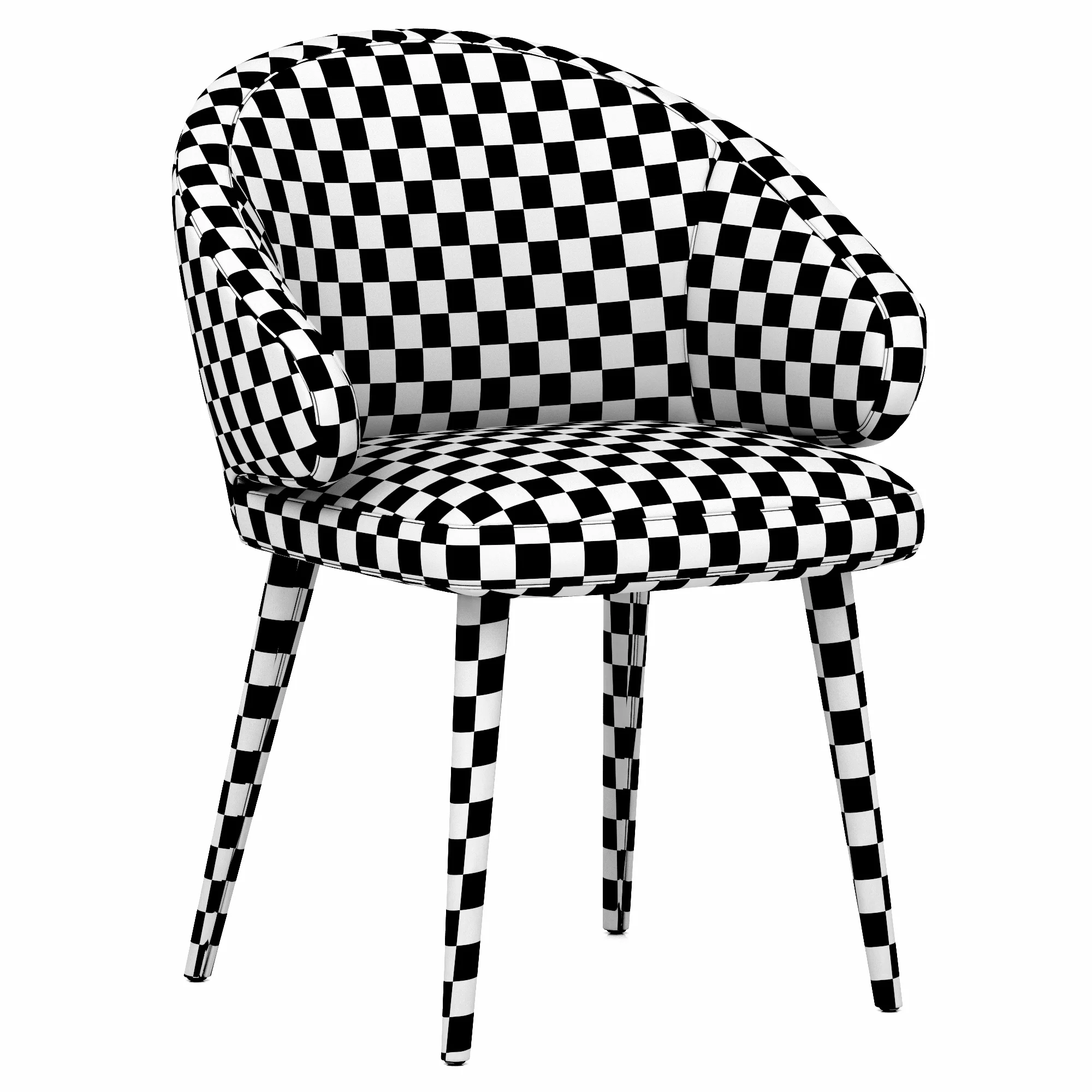 Eichholtz Dining Chair Cardinale — 3D model preview 11
