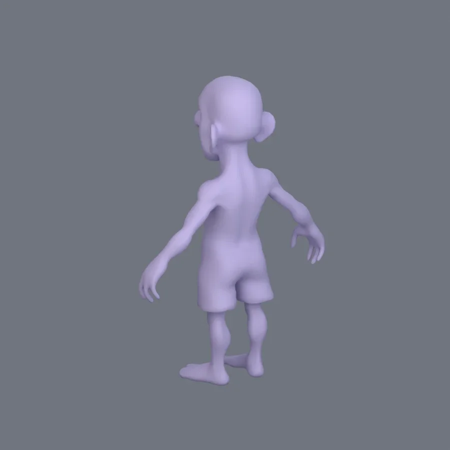 Basemesh Stylized 001, 3D model preview 6