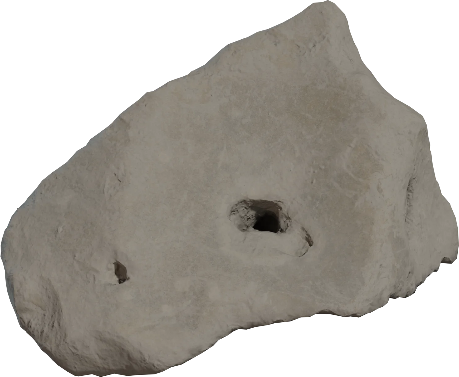 Moon Rock with Cavity Holes