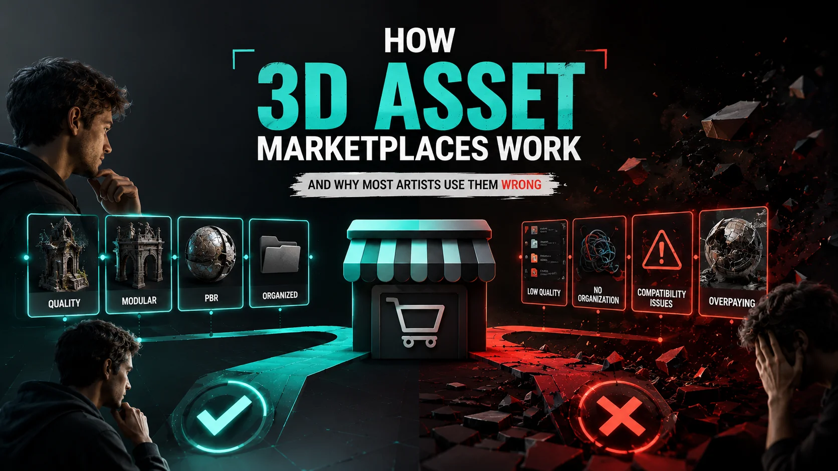 How 3D Asset Marketplaces Work - And Why Most Artists Use Them Wrong
